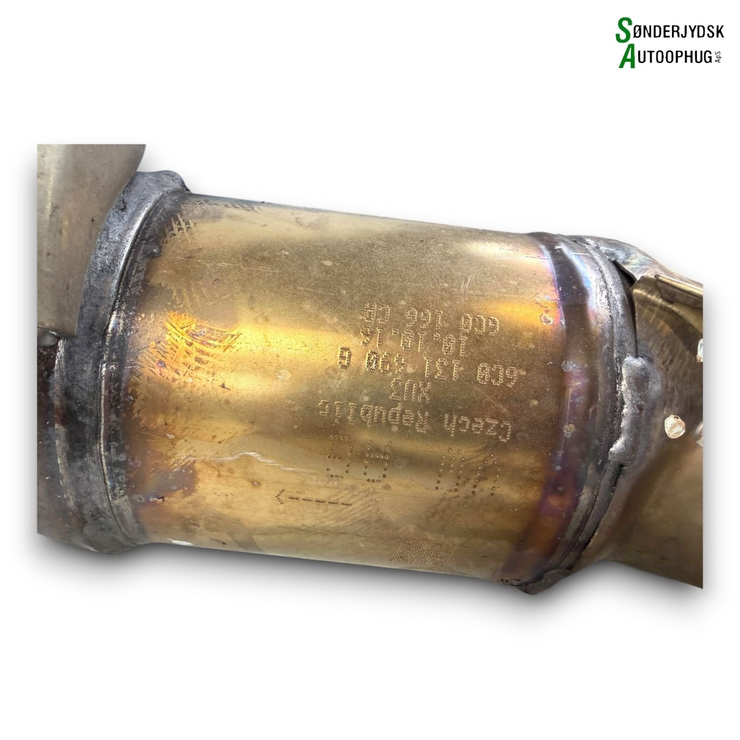 Skoda Rapid Katalysator Med OEM Nr. 6R0254502QX Fra Skoda Ophugger