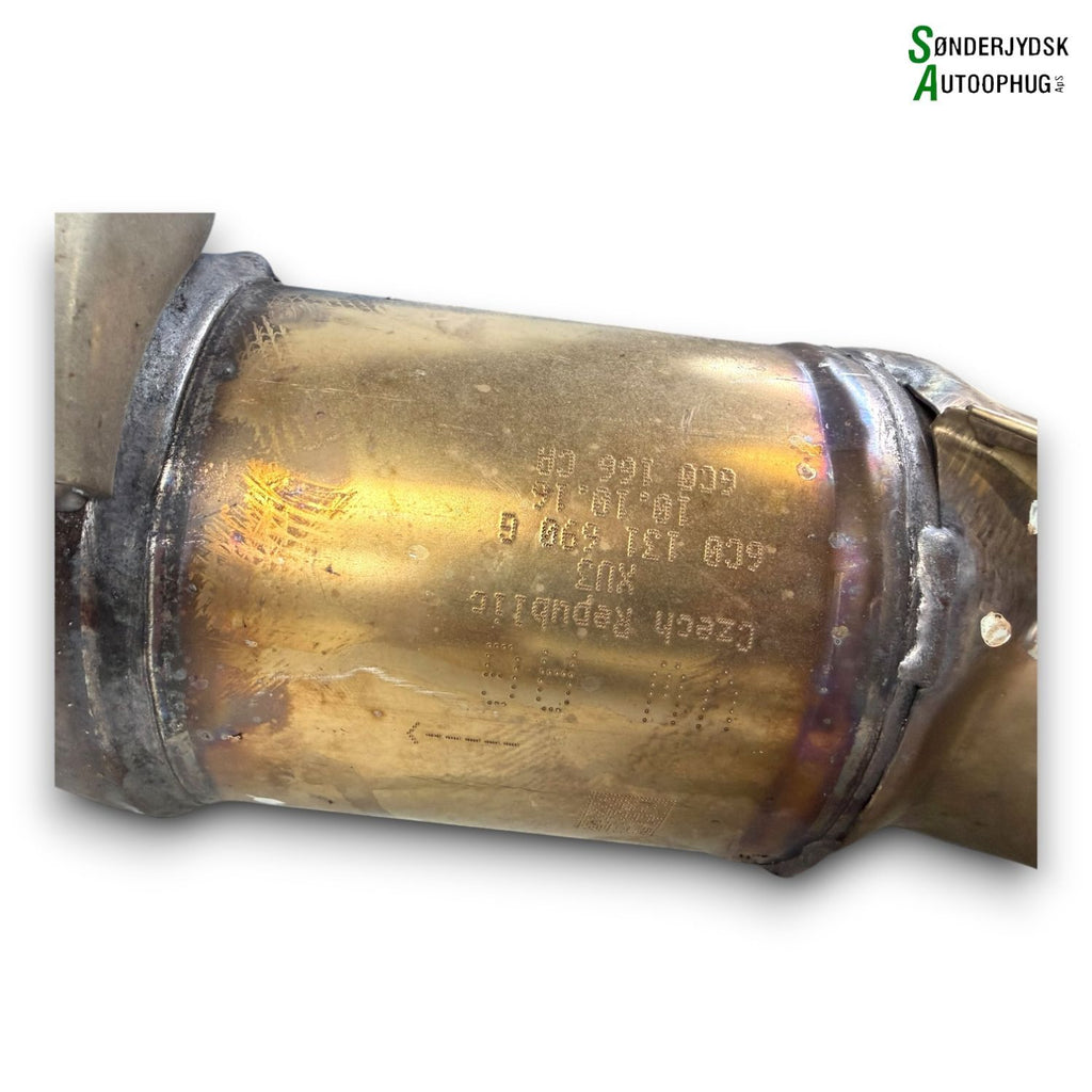 Skoda Rapid Katalysator Med OEM Nr. 6R0254502KX Fra Skoda Ophugger