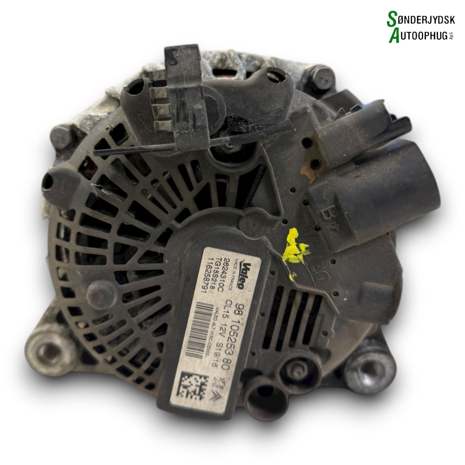 Peugeot 308 Generator Med OEM Nr. 9820893880 Fra Peugeot Ophugger
