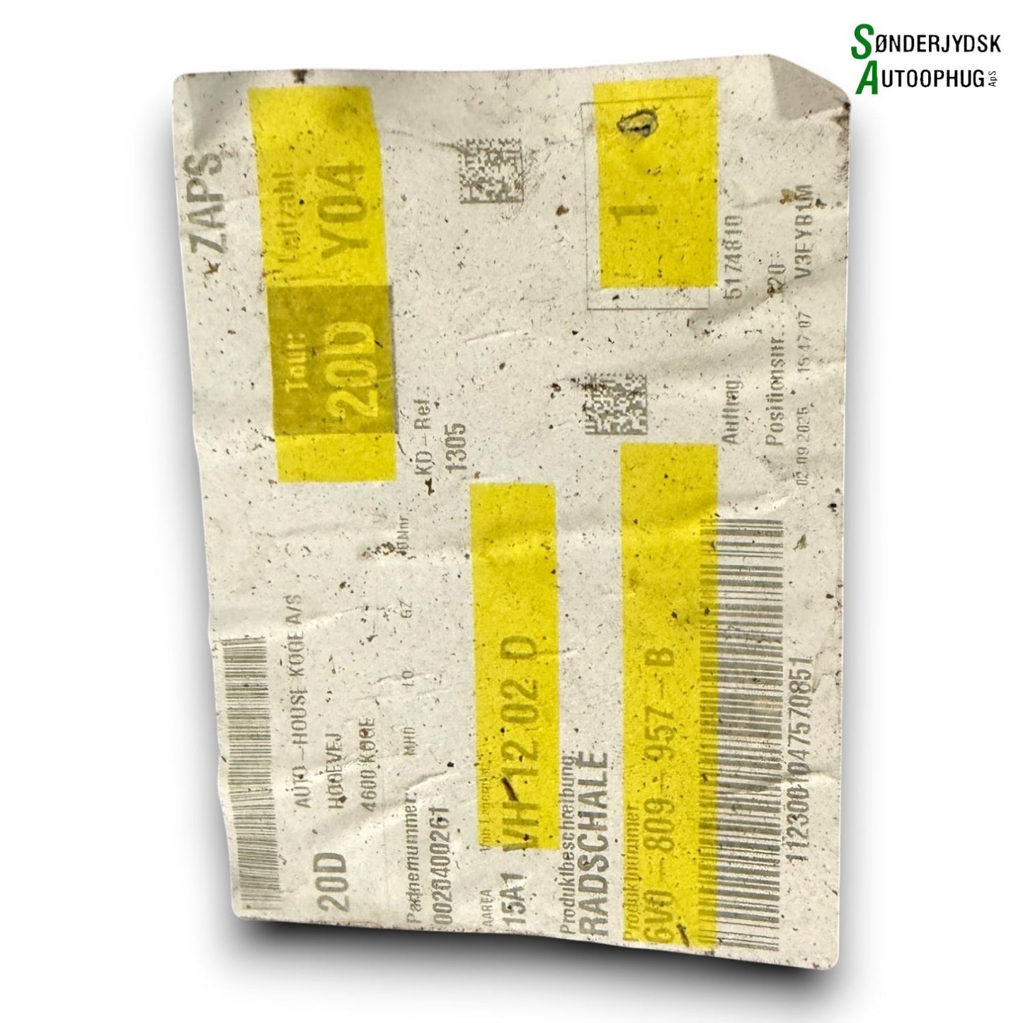 Skoda Fabia Inderskærm Med OEM Nr. 6V0809957B Fra Skoda Ophugger