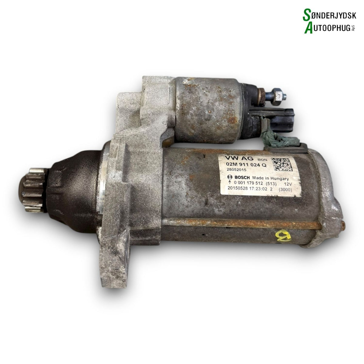 Skoda Rapid Starter Med OEM Nr. 02M911024Q Fra Skoda Ophugger