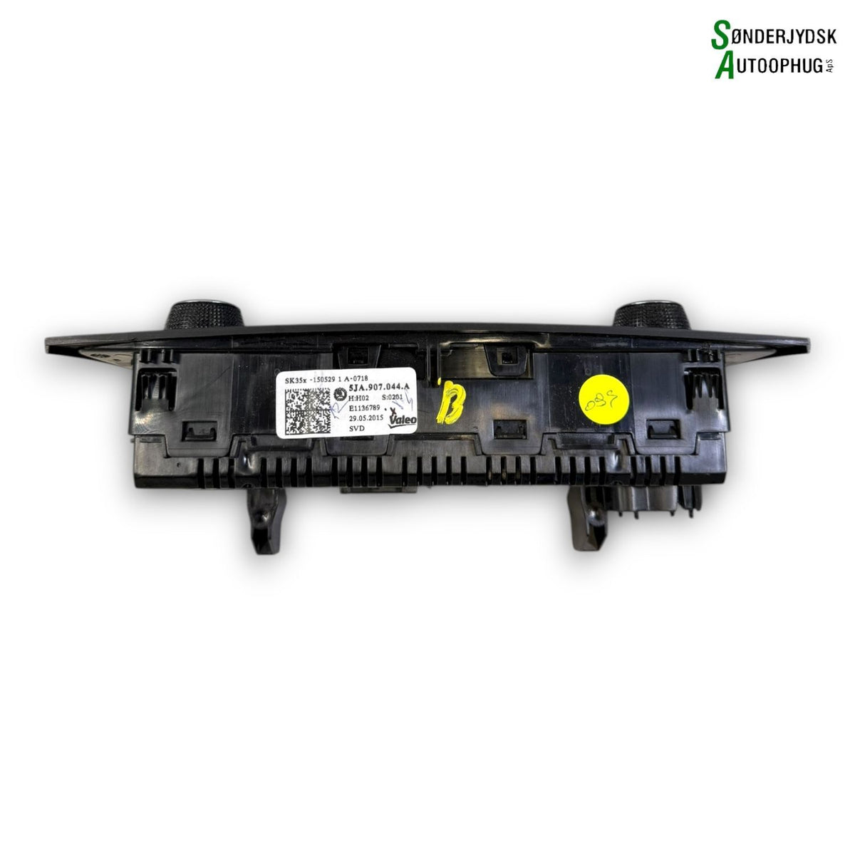 Skoda Rapid Varmeregulering Med OEM Nr. 5JA907044AWHS Fra Skoda Ophugger