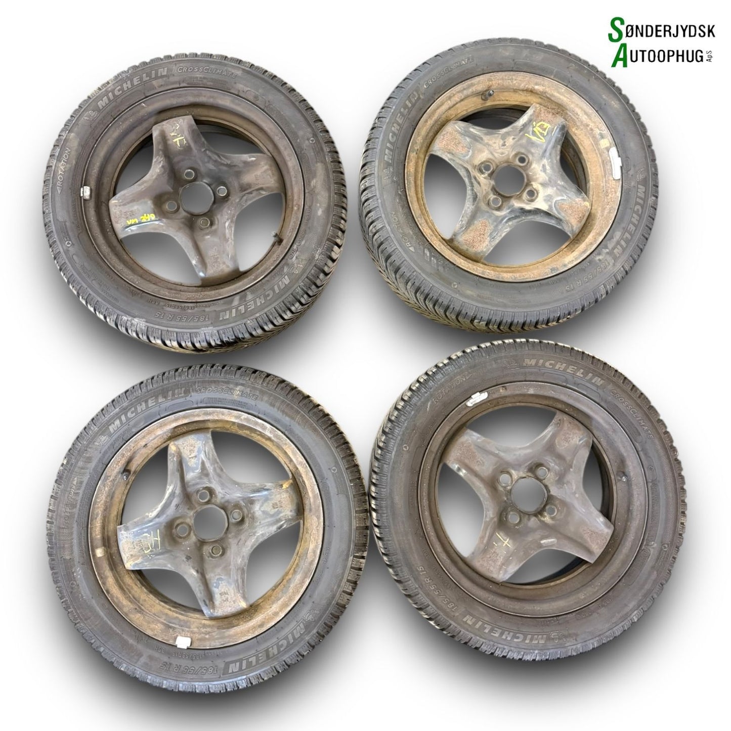 Opel Karl Fælge M/Vinter Dæk Med OEM Nr. 2150190 Fra Opel Ophugger