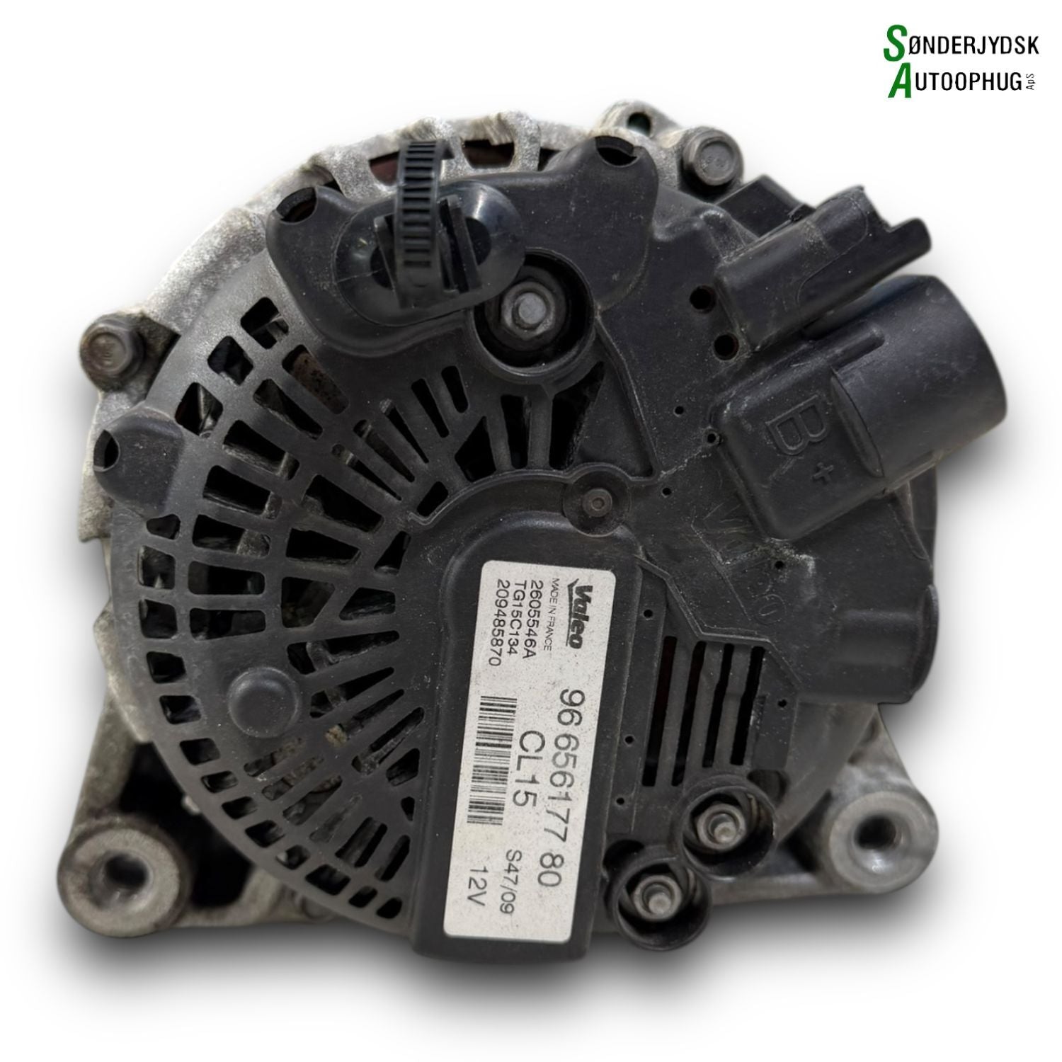 Peugeot 206+ Generator Med OEM Nr. 9646065480 Fra Peugeot Ophugger