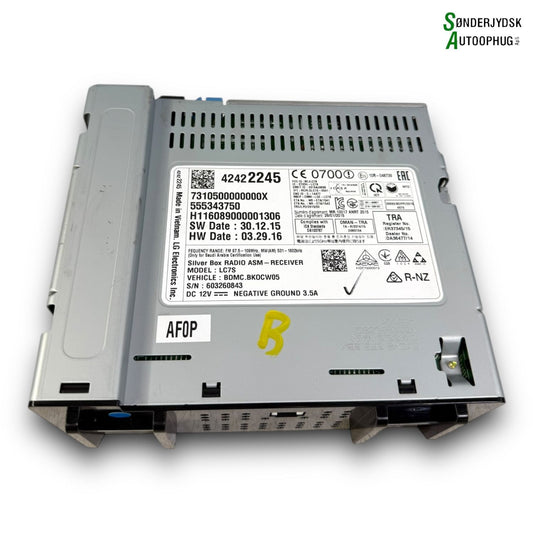 Opel Karl Radio Med OEM Nr. 42422245 Fra Opel Ophugger