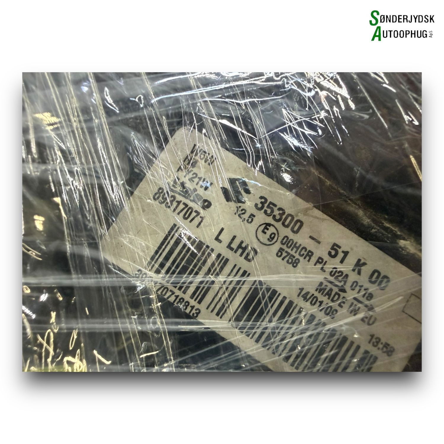 Suzuki Splash Forlygte Med OEM Nr. 3530051K00 Fra Suzuki Ophugger