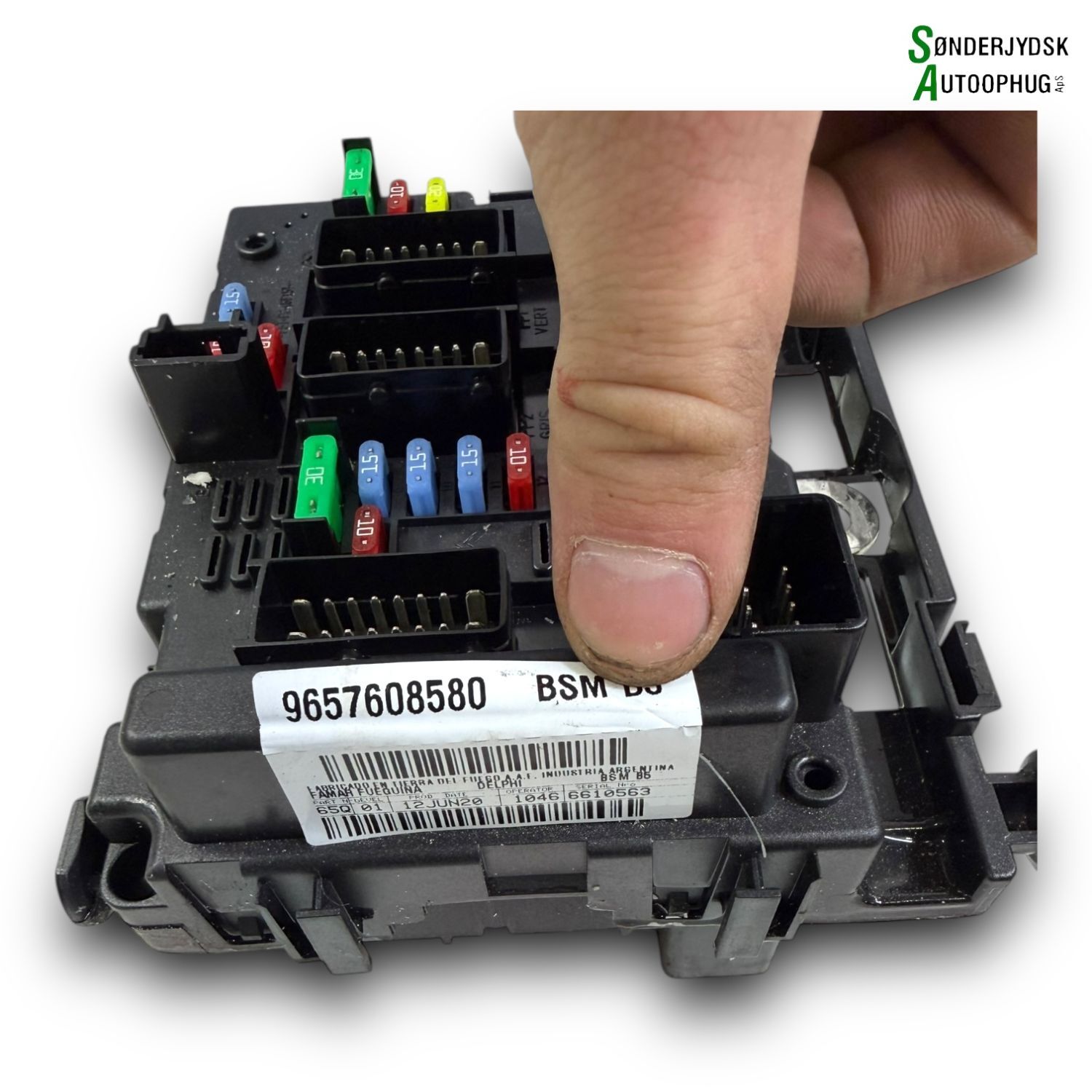 Citroen C3 Bsm Box Med OEM Nr. 6500Y1 Fra Citroen Ophugger