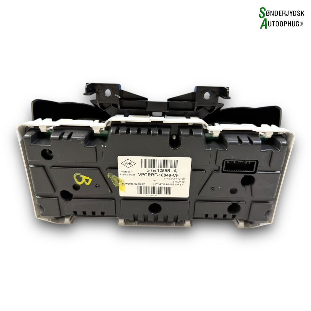 Renault Clio 4 Speedometer - Instrument Med OEM Nr. 248107185R Fra Renault Ophugger