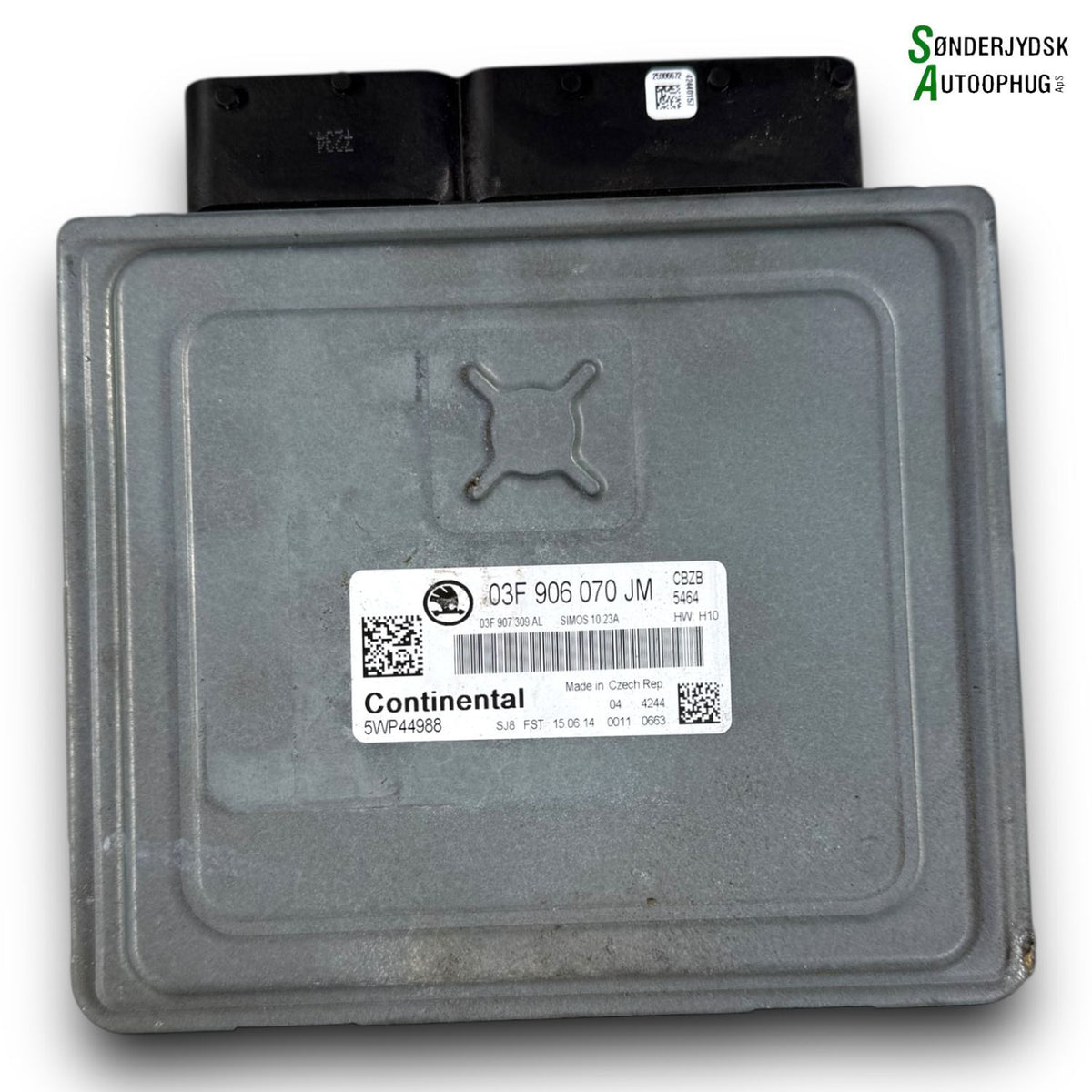 Skoda Rapid Motorstyring - Motorstyreboks - Injection Elboks Med OEM Nr. 03F907309AL Fra Skoda Ophugger