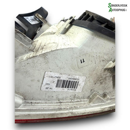 Skoda Rapid Baglygte Med OEM Nr. 5JJ945257 Fra Skoda Ophugger