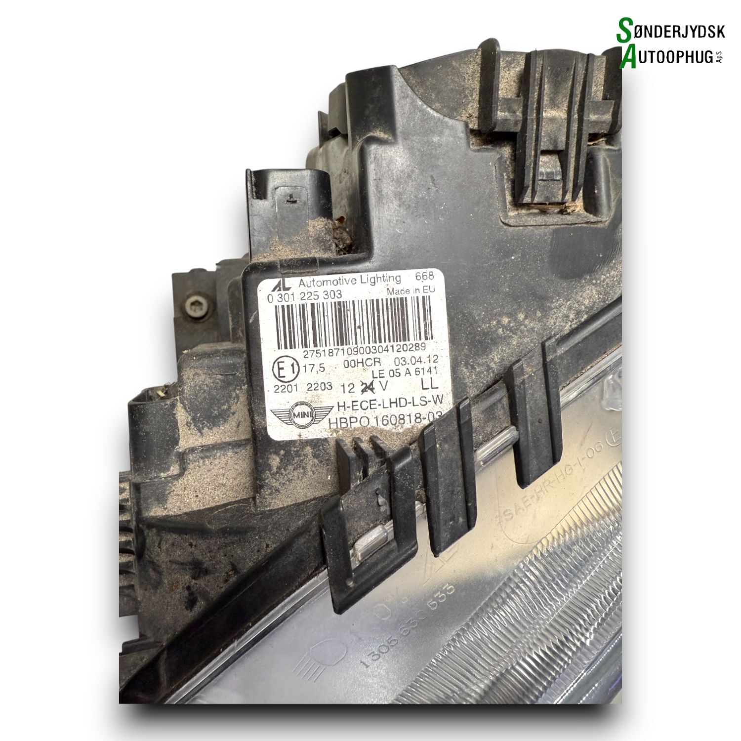 Mini Mkii Forlygte Med OEM Nr. 0301225303 Fra Mini Ophugger