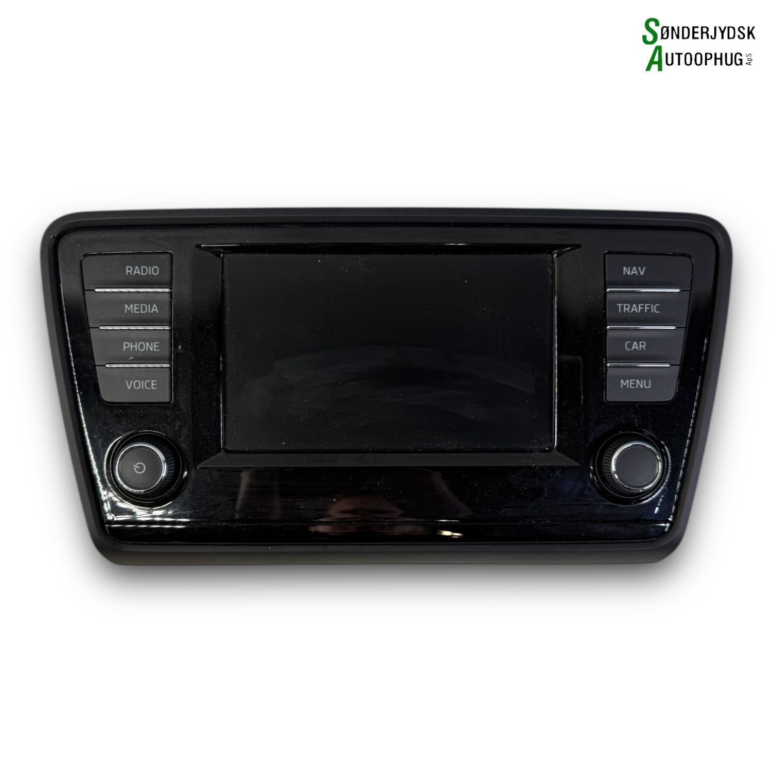 Skoda Octavia Radio, Multi Display Med OEM Nr. 5E0919605J Fra Skoda Ophugger