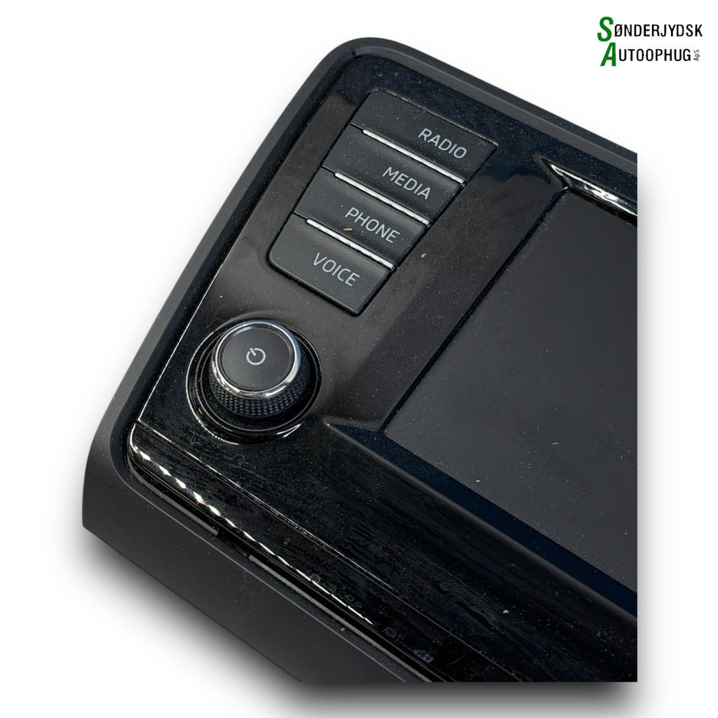 Skoda Octavia Radio, Multi Display Med OEM Nr. 5E0919605JBIO Fra Skoda Ophugger
