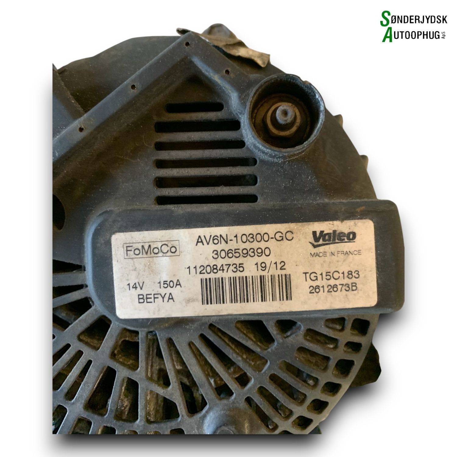 Ford Fiesta 7 Generator Med OEM Nr. 30659390 Fra Ford Ophugger