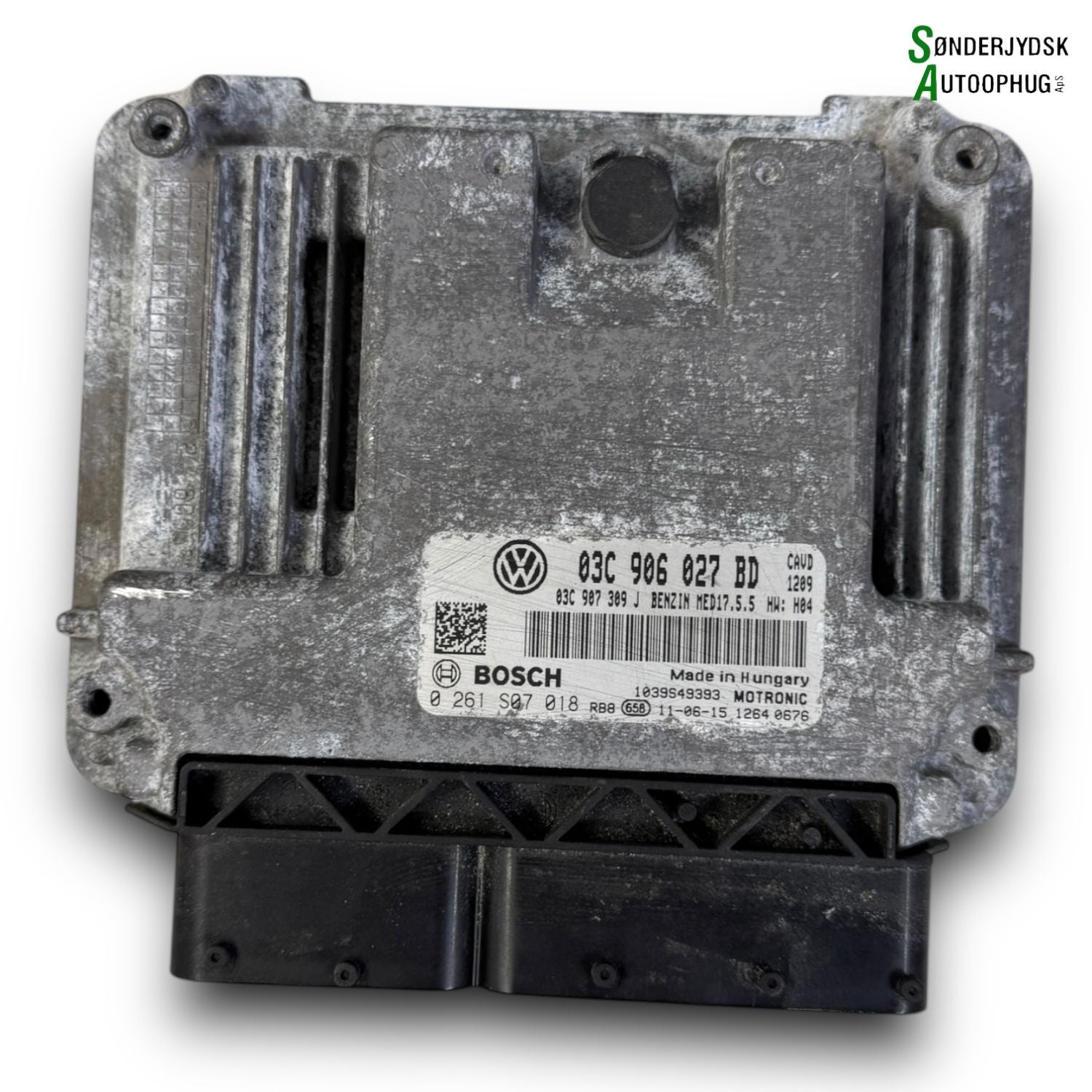 VW Golf 6 1K Motorstyring - Motorstyreboks - Injection Elboks Med OEM Nr. 0261S07018 Fra VW Ophugger