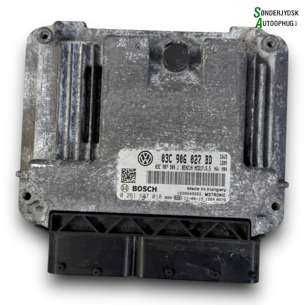 VW Golf 6 1K Motorstyring - Motorstyreboks - Injection Elboks Med OEM Nr. 03C906027BD Fra VW Ophugger