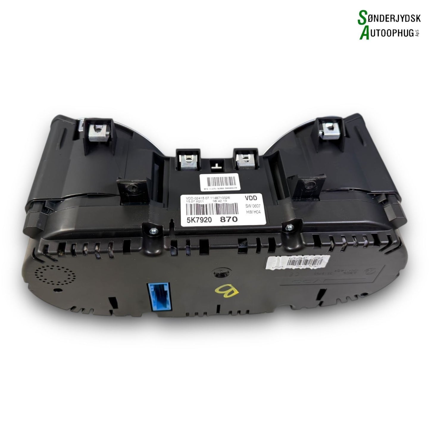 VW Golf 6 1K Speedometer - Instrument Med OEM Nr. 5K7920870 Fra VW Ophugger