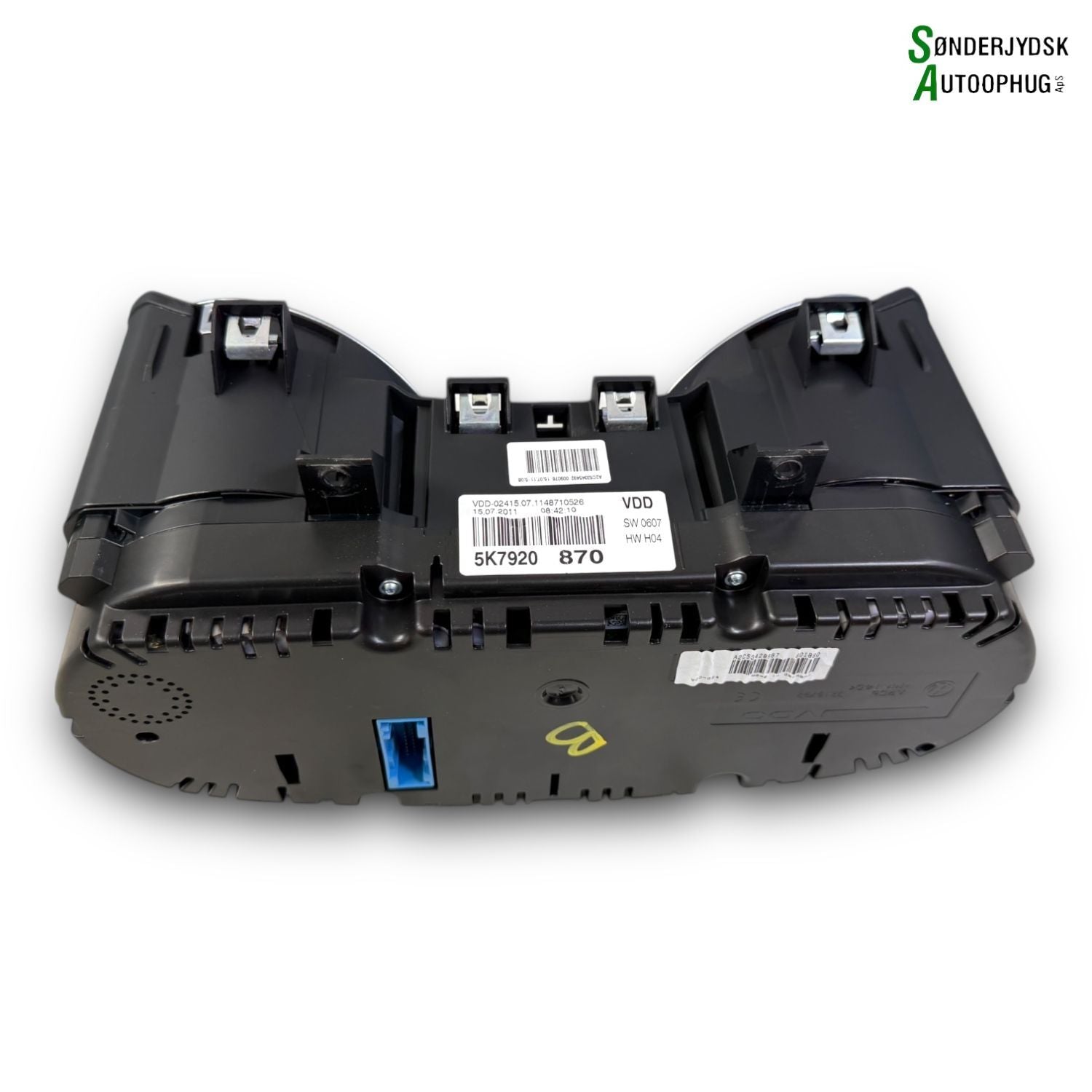 VW Golf 6 1K Speedometer - Instrument Med OEM Nr. 5K7920870X Fra VW Ophugger