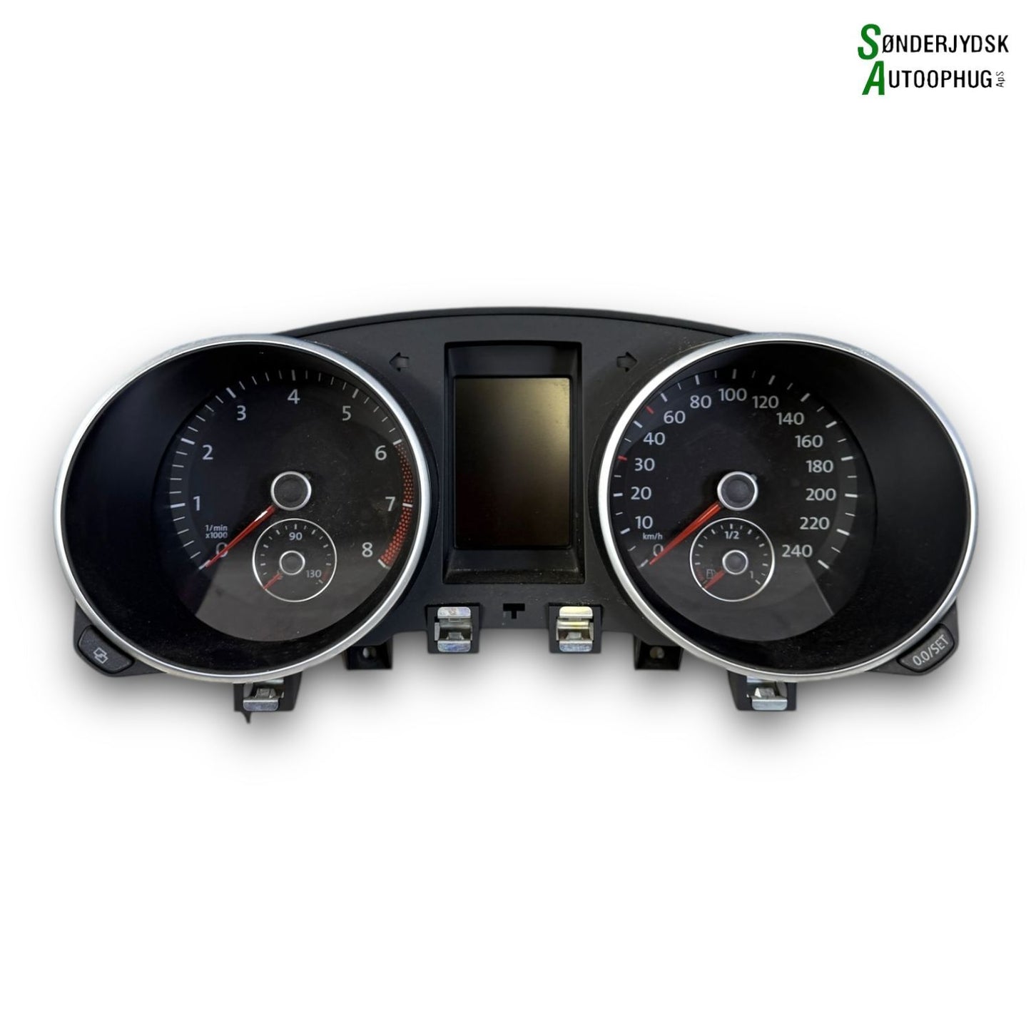 VW Golf 6 1K Speedometer - Instrument Med OEM Nr. 5K7920870X Fra VW Ophugger