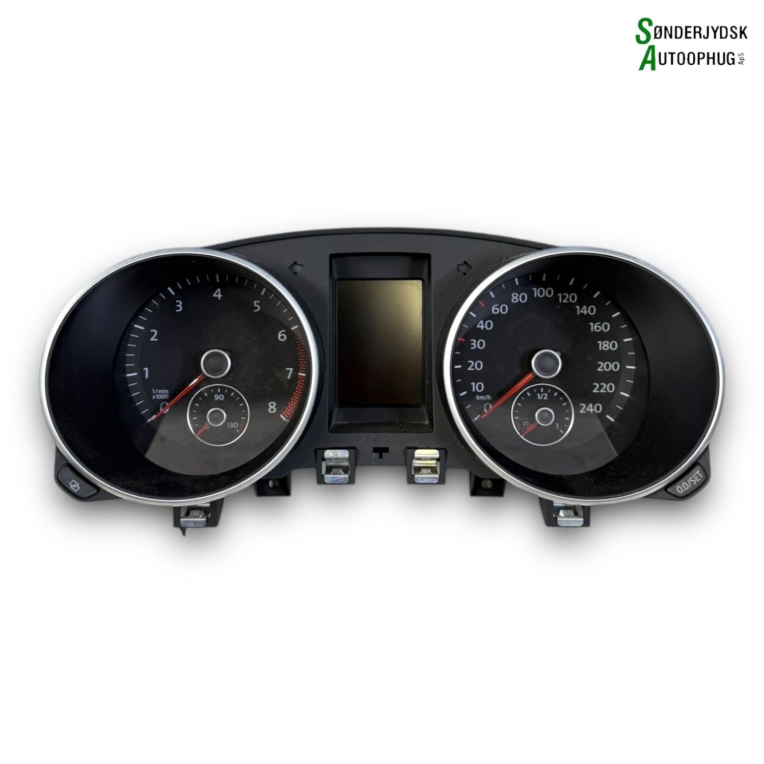 VW Golf 6 1K Speedometer - Instrument Med OEM Nr. 5K7920870X Fra VW Ophugger