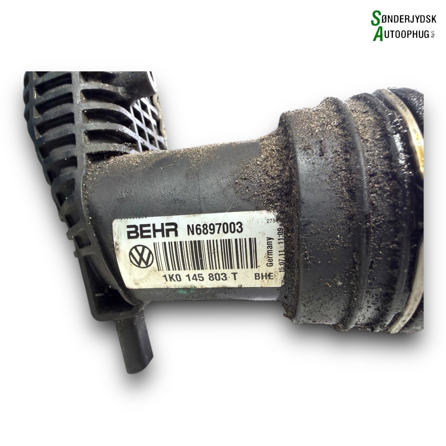 VW Golf 6 1K Køler Intercooler Med OEM Nr. 1K0145803T Fra VW Ophugger