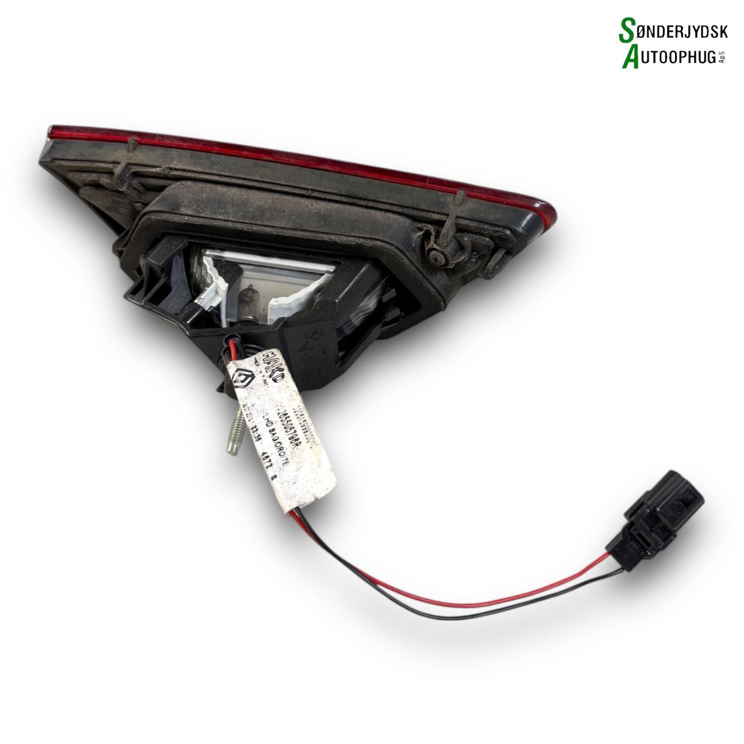 Renault Clio 4 Baglygte Med OEM Nr. 265505796R Fra Renault Ophugger