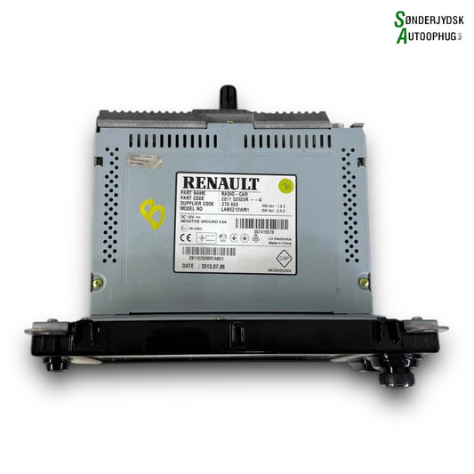 Renault Clio 4 Radio, Multi Display Med OEM Nr. 281155481R Fra Renault Ophugger