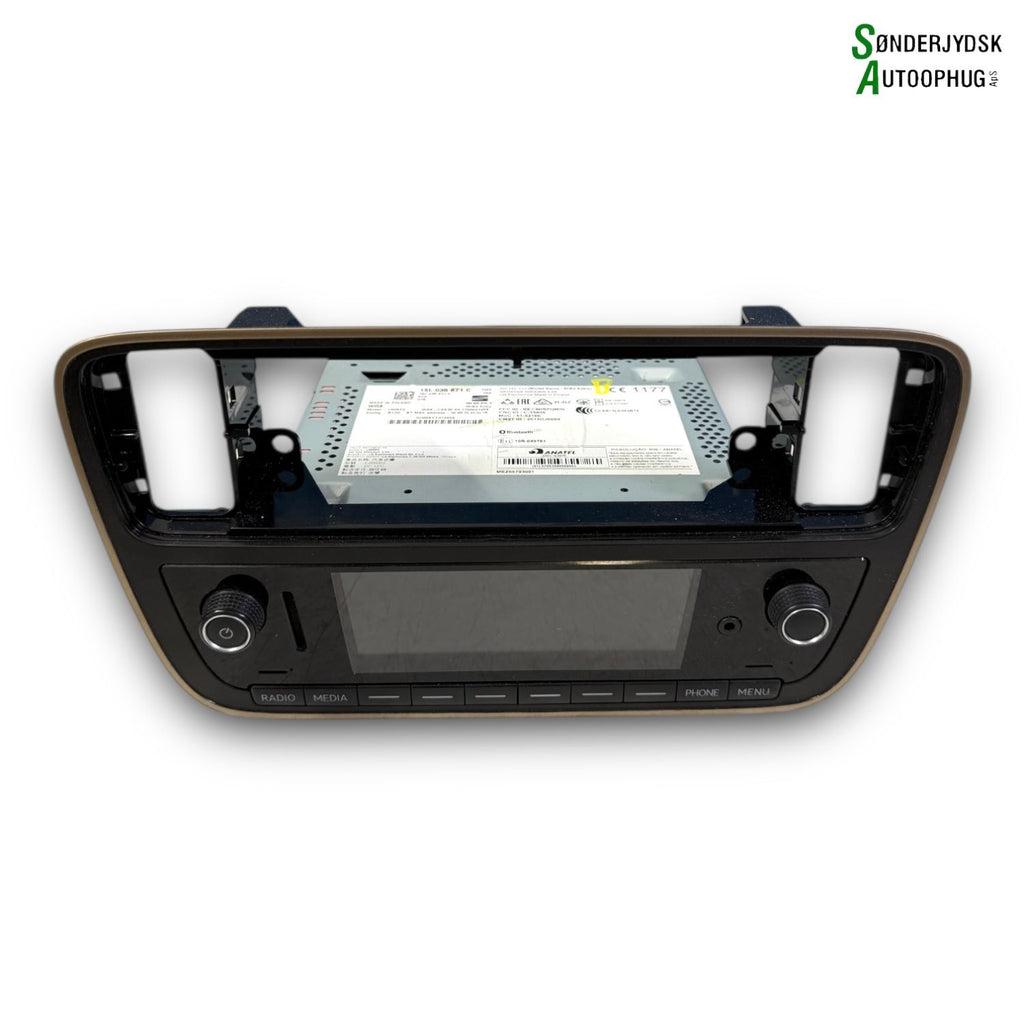 Seat Mii Radio, Multi Display Med OEM Nr. 1SL035871C Fra Seat Ophugger