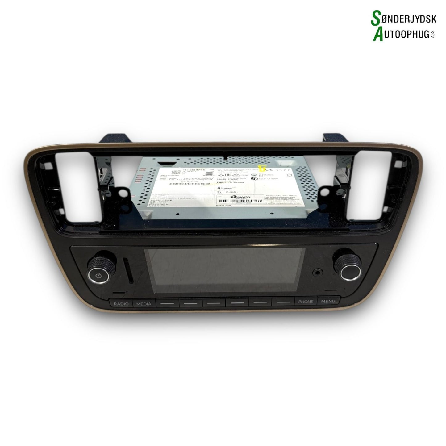 Seat Mii Radio, Multi Display Med OEM Nr. 1SL035871C Fra Seat Ophugger