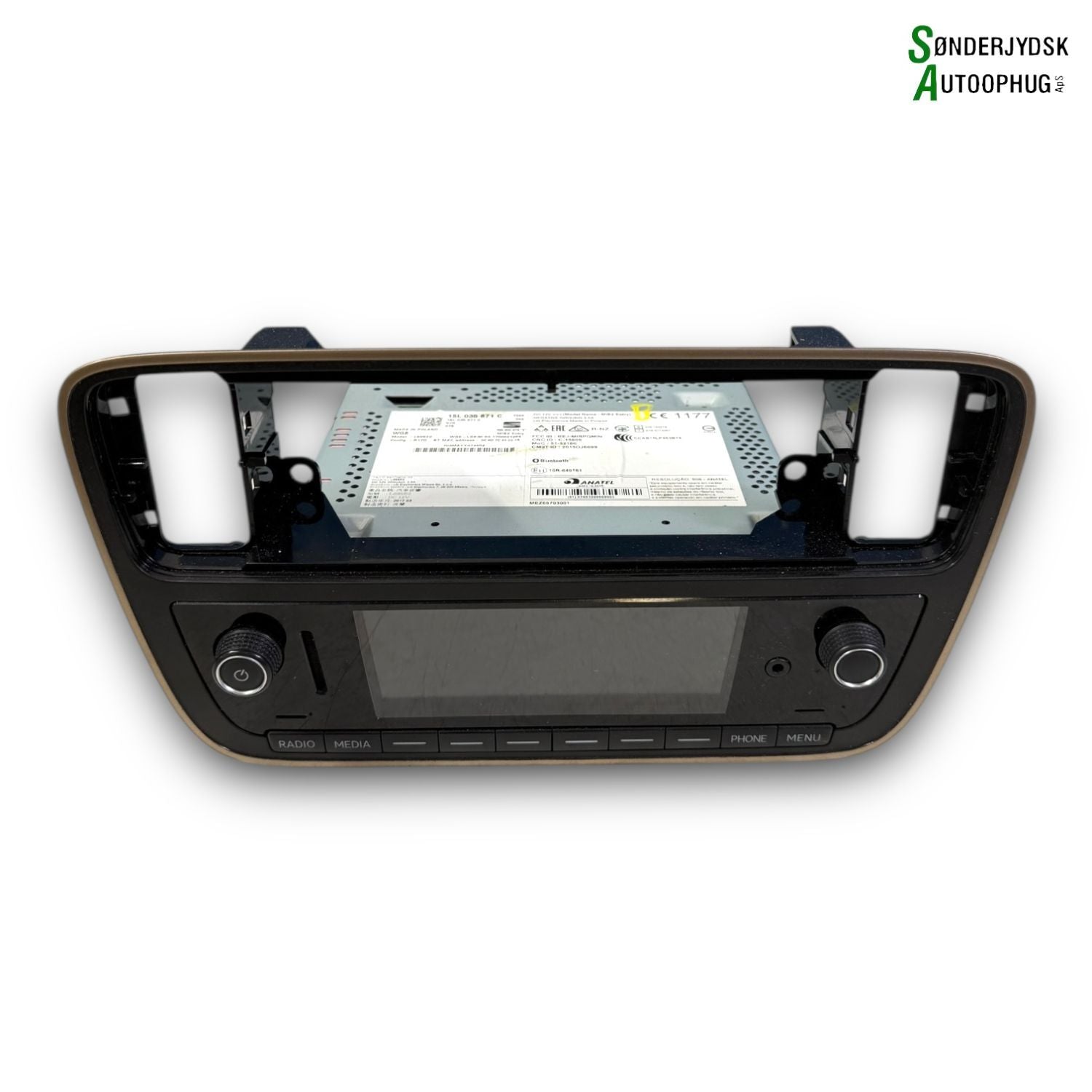 Seat Mii Radio, Multi Display Med OEM Nr. 1SL035871CVJO Fra Seat Ophugger