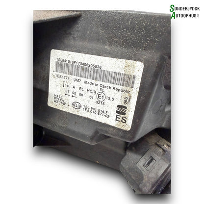 Seat Mii Forlygte Med OEM Nr. 1SL941016F Fra Seat Ophugger