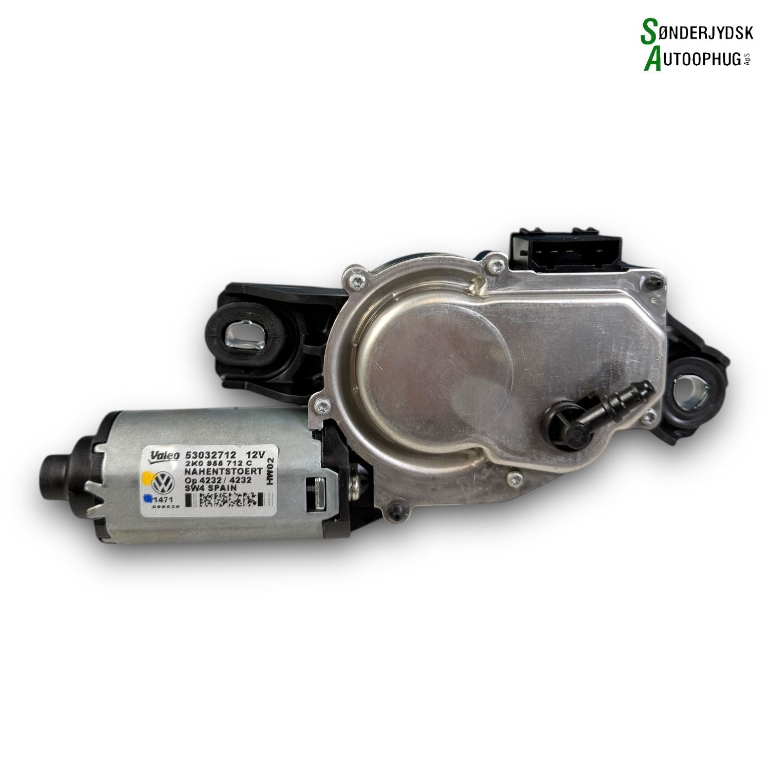 VW Caddy 2K Bagrudevisker Motor Med OEM Nr. 2K0955712C Fra VW Ophugger