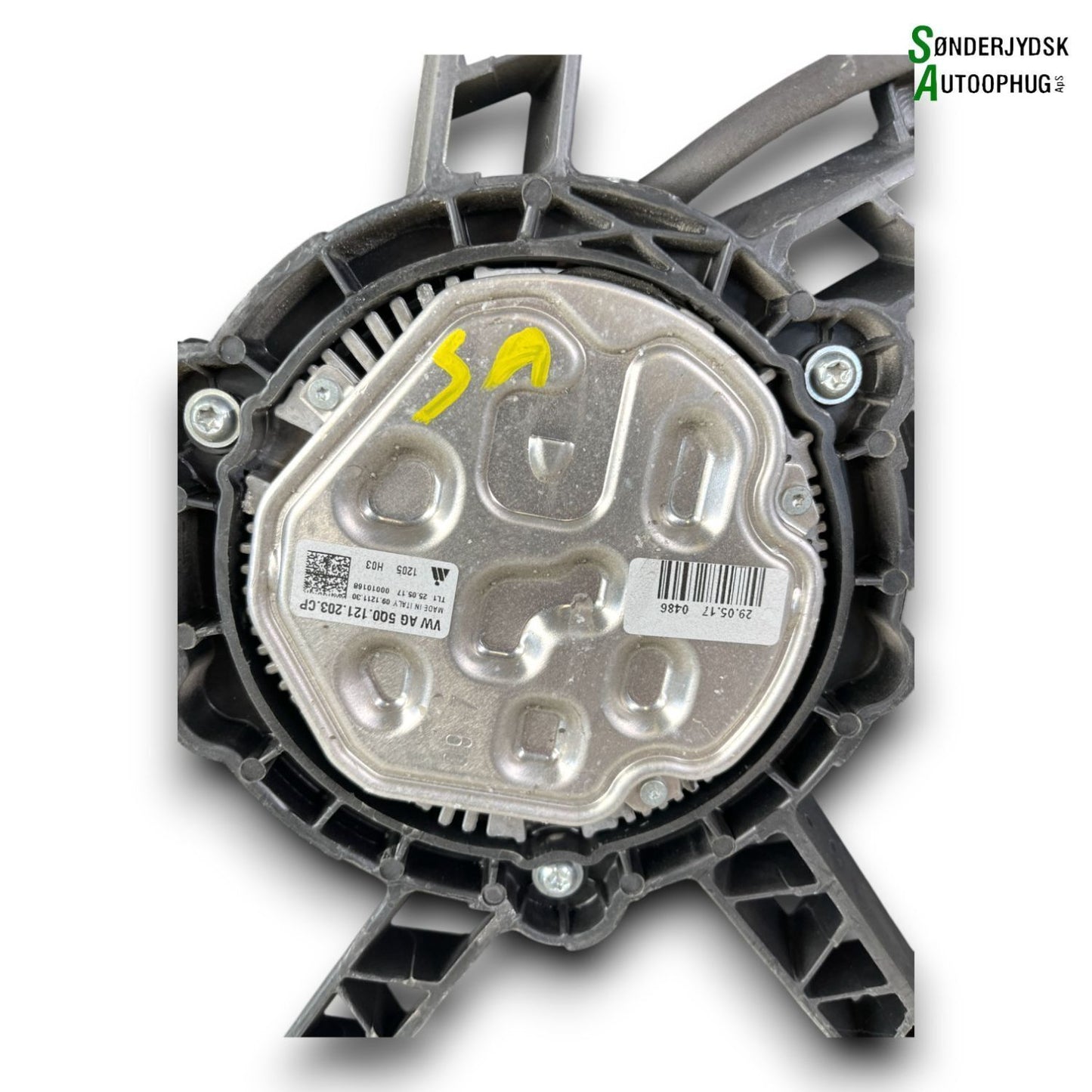 VW Touran 5T Kølerblæser El Med OEM Nr. 5WA121203G Fra VW Ophugger