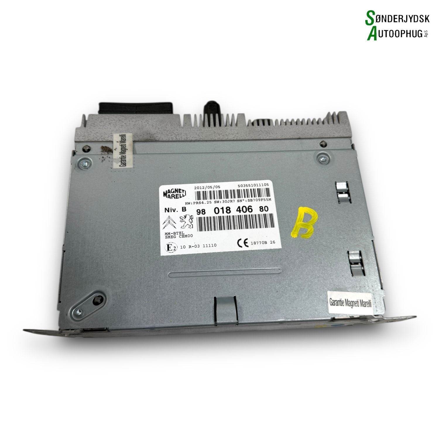 Peugeot 208 Radio Med OEM Nr. 1608758880 Fra Peugeot Ophugger