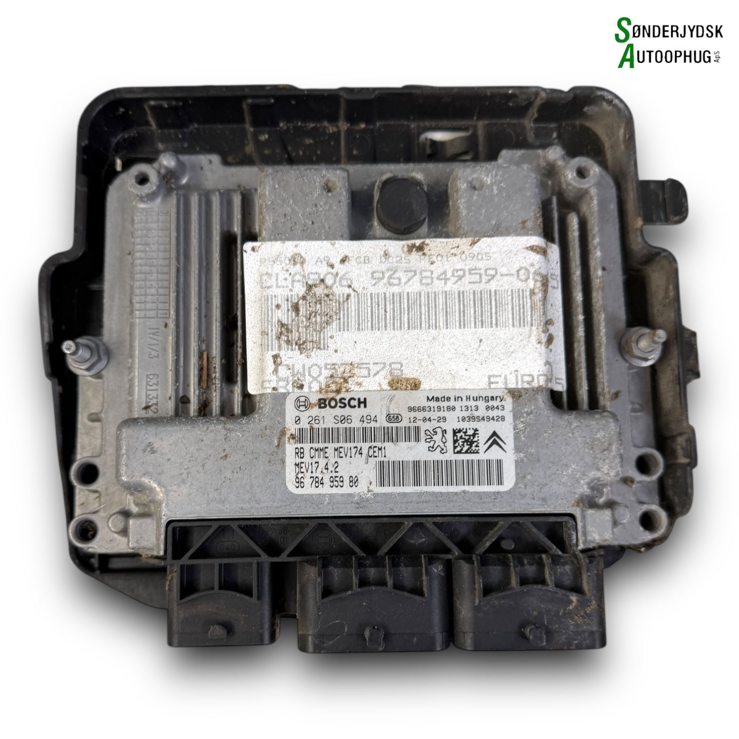 Peugeot 208 Startspærre Med OEM Nr. 0261S06494 Fra Peugeot Ophugger