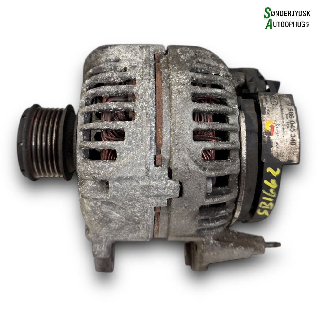 Audi A3 Generator Med OEM Nr. 0986045340 Fra Audi Ophugger