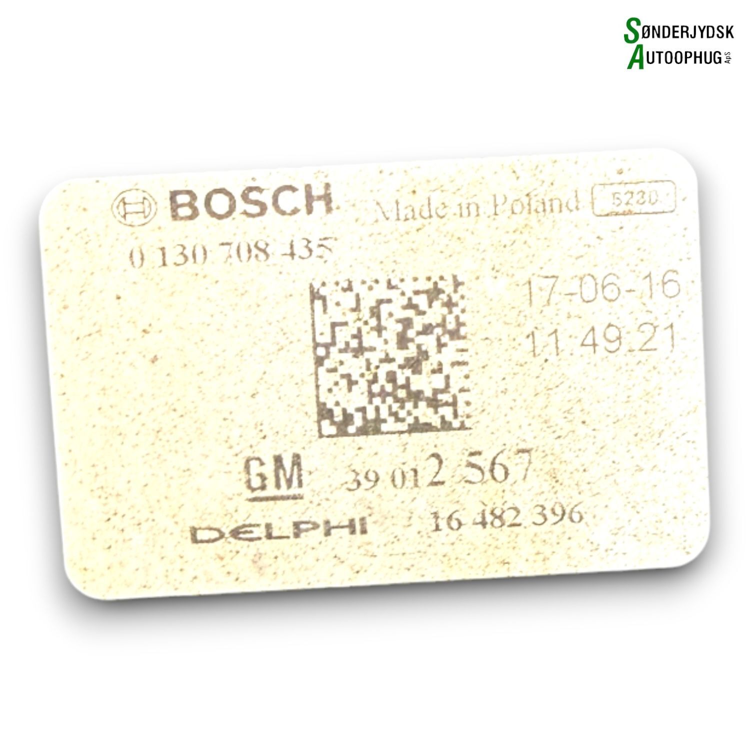 Opel Astra K Kølerblæser El Med OEM Nr. 0130708435 Fra Opel Ophugger