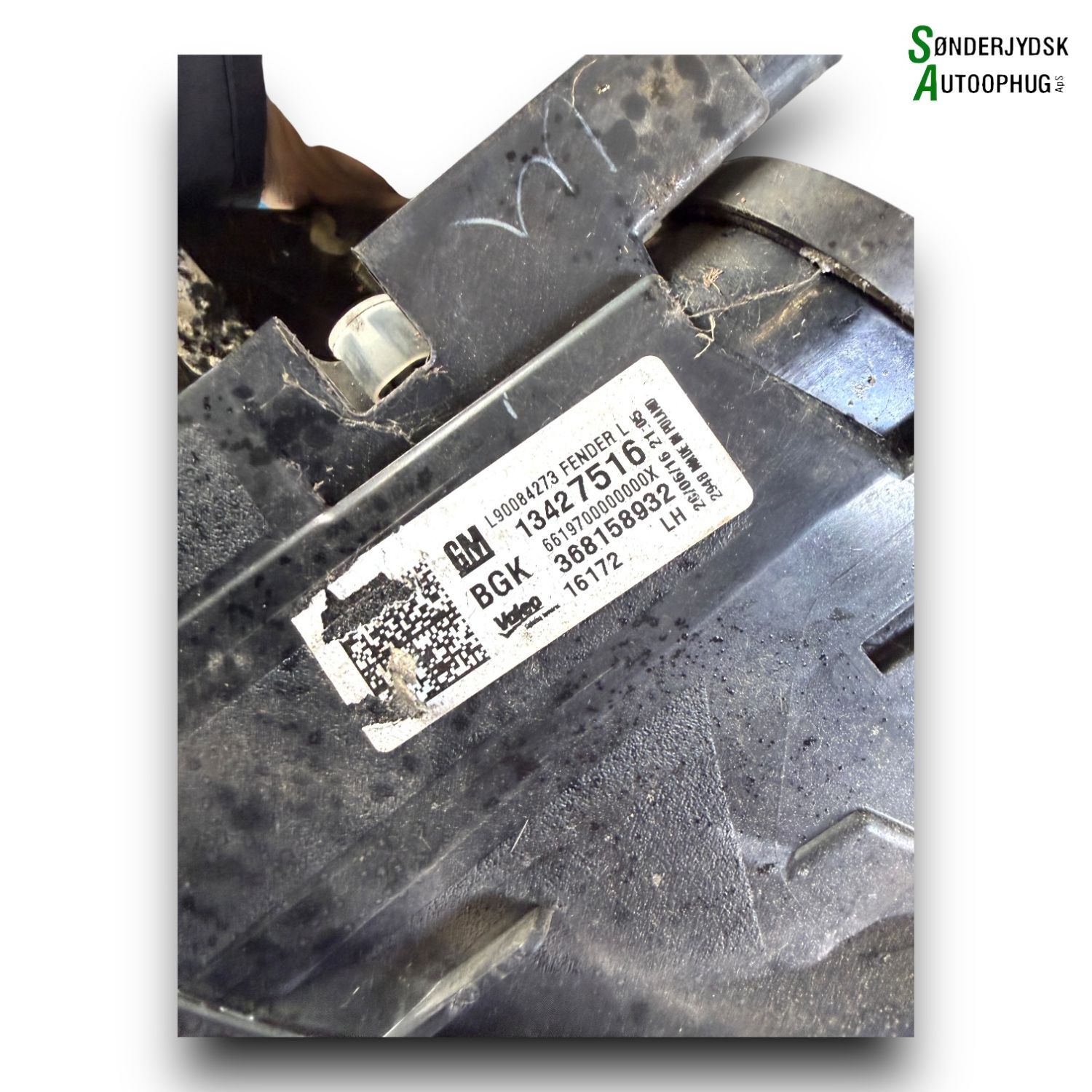 Opel Astra K Baglygte Med OEM Nr. 39077374 Fra Opel Ophugger