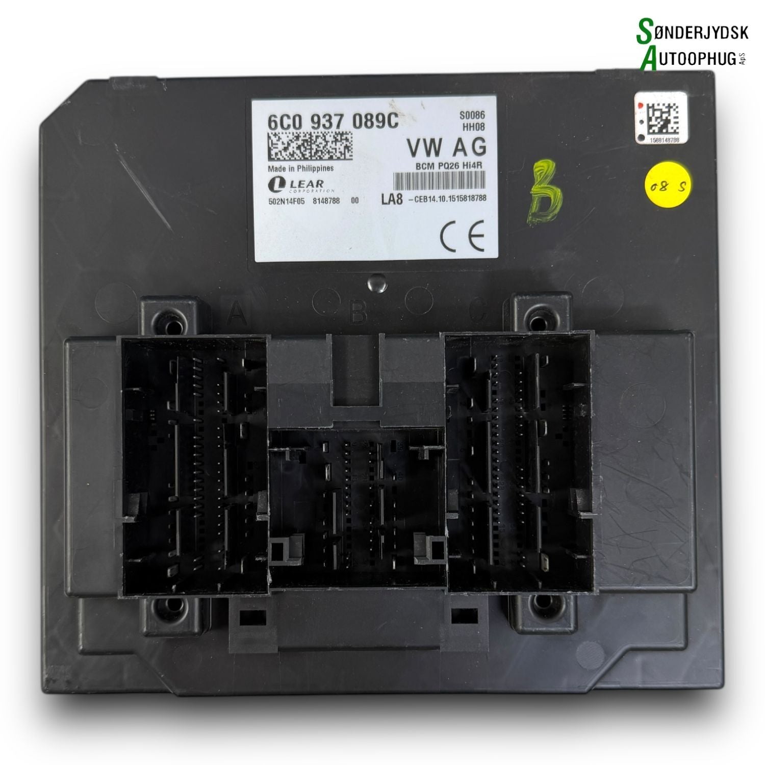 Skoda Fabia Bcm / Komfortkomputer Med OEM Nr. 6C0937090E Fra Skoda Ophugger