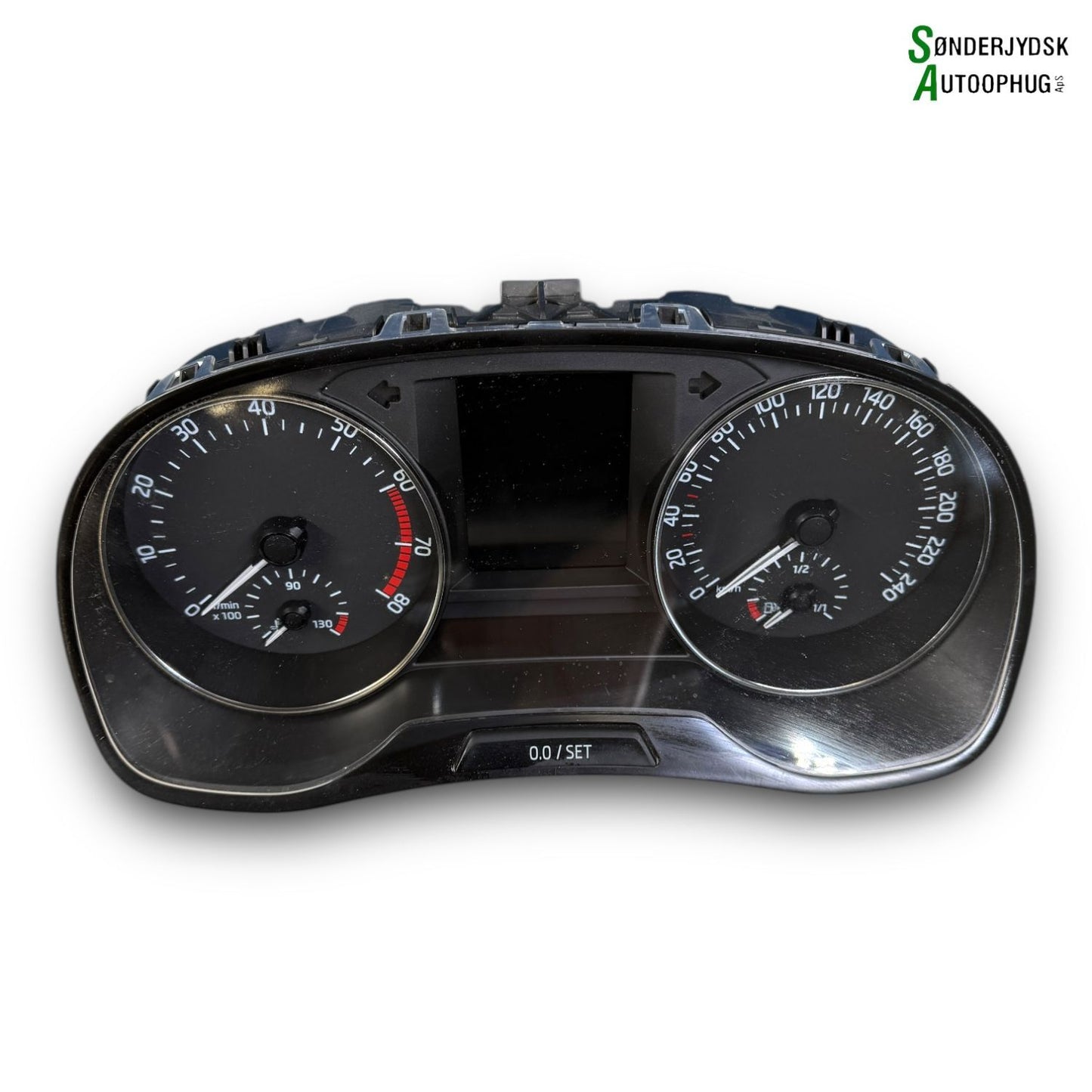 Skoda Fabia Speedometer - Instrument Med OEM Nr. 6V0920740A Fra Skoda Ophugger