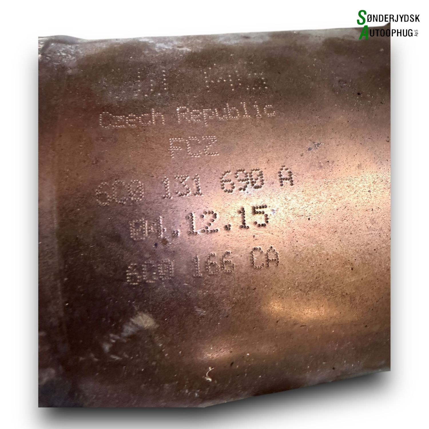 Skoda Fabia Katalysator Med OEM Nr. 6C0131690A Fra Skoda Ophugger