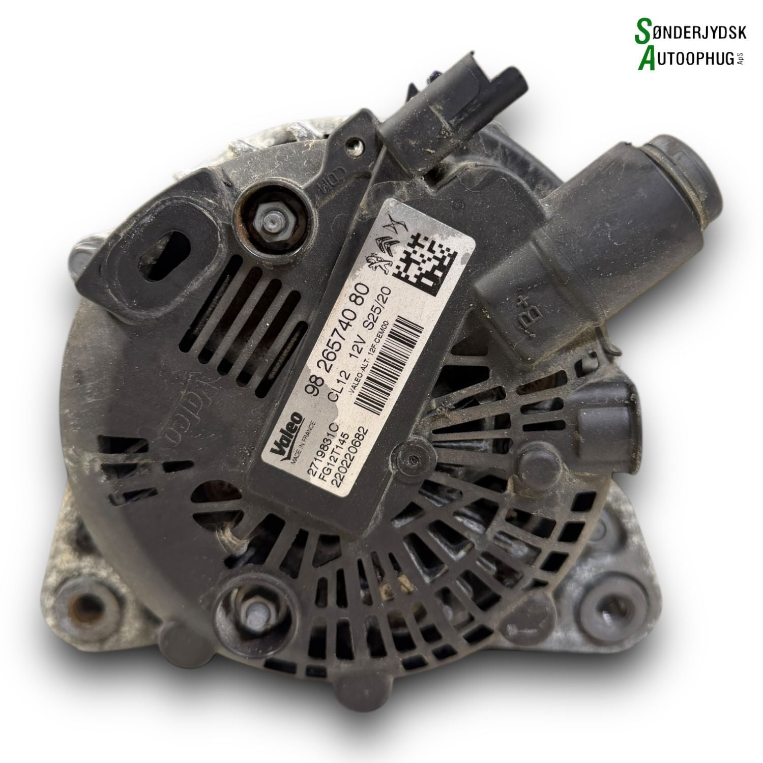 Opel Corsa F Generator Med OEM Nr. 1637302880 Fra Opel Ophugger