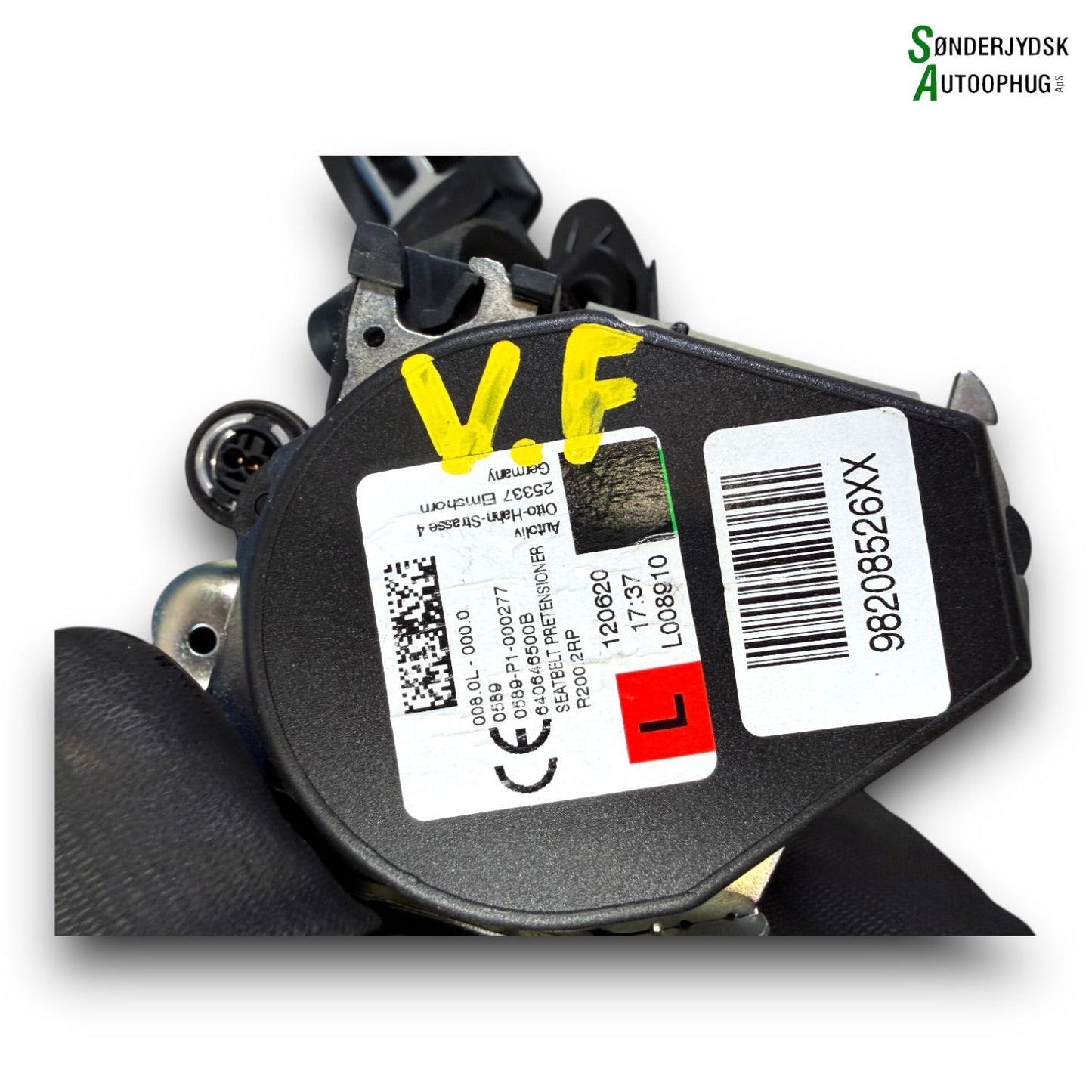 Opel Corsa F Sikkerhedsseler For Med OEM Nr. 98208526XX Fra Opel Ophugger