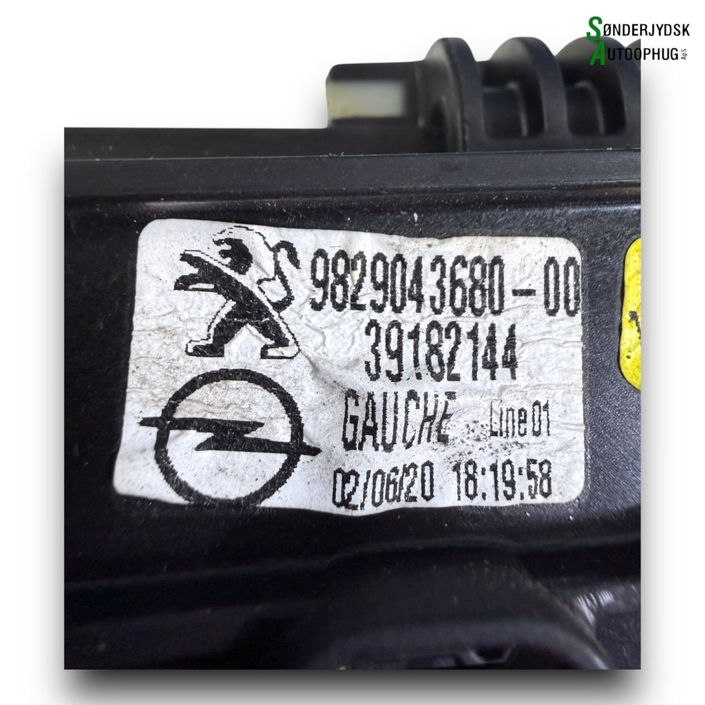 Opel Corsa F Rudemotor - Rudehejs Med OEM Nr. 9829043680 Fra Opel Ophugger