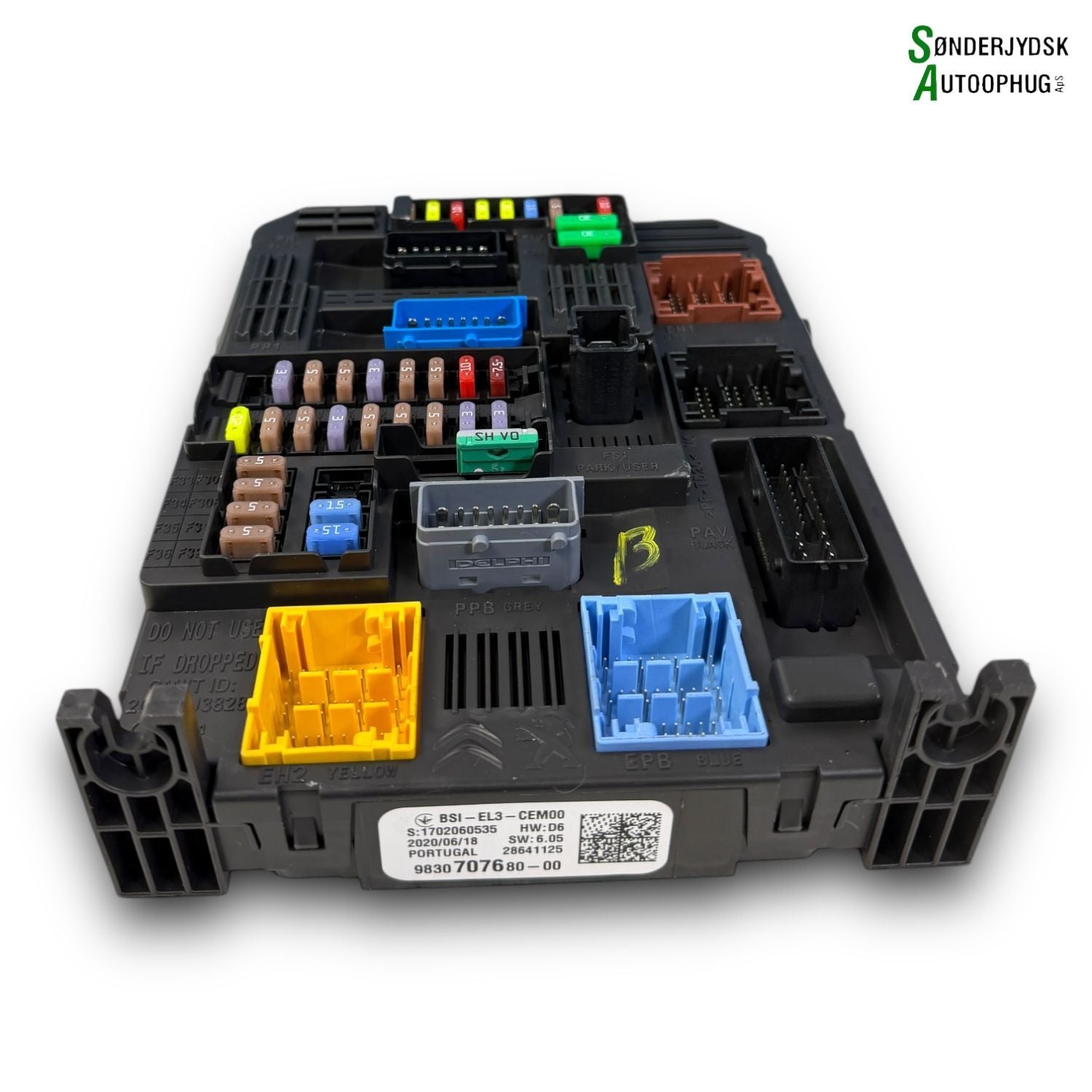 Opel Corsa F Startspærre Med OEM Nr. 983070768000 Fra Opel Ophugger