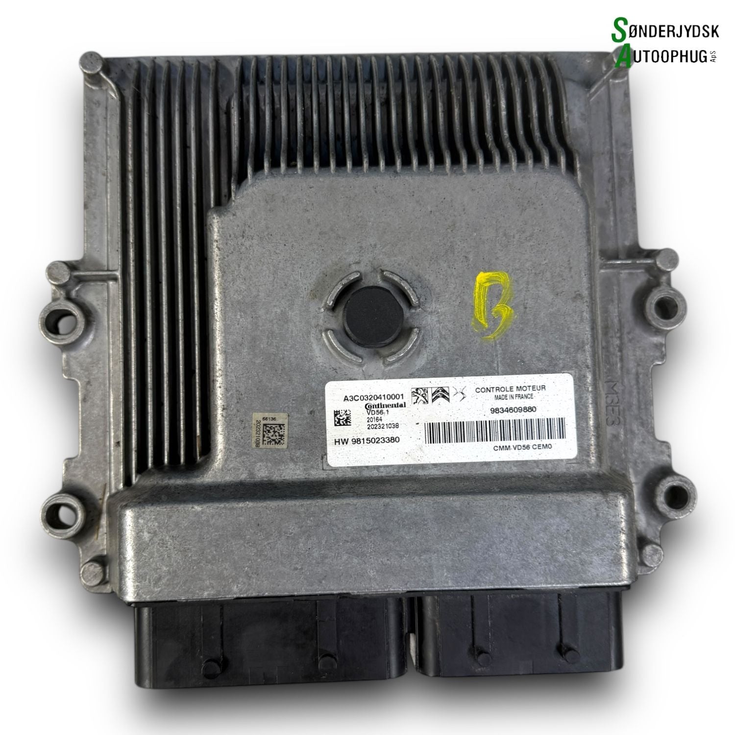 Opel Corsa F Startspærre Med OEM Nr. 9663123380 Fra Opel Ophugger