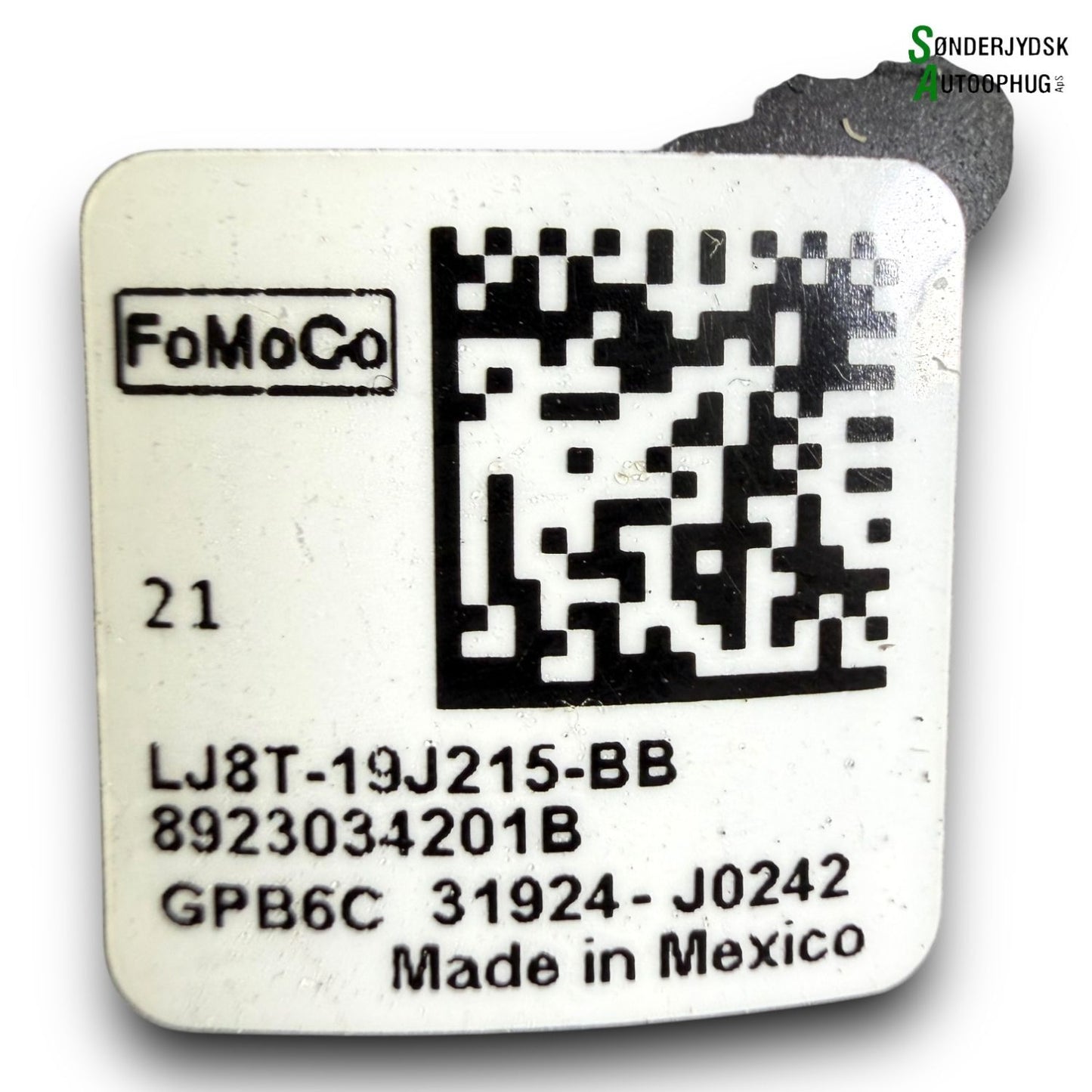 Ford Mustang Mach-E Højttaler Med OEM Nr. LJ8T19J215BB Fra Ford Ophugger