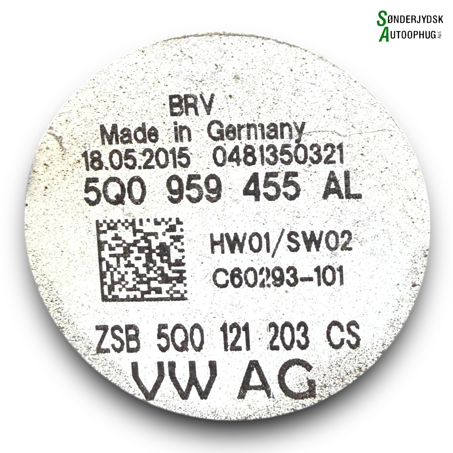 Skoda Octavia Kølerblæser El Med OEM Nr. 5Q0959455AL Fra Skoda Ophugger