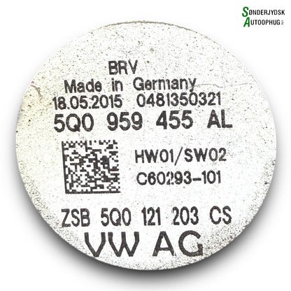 Skoda Octavia Kølerblæser El Med OEM Nr. 5Q0959455AL Fra Skoda Ophugger