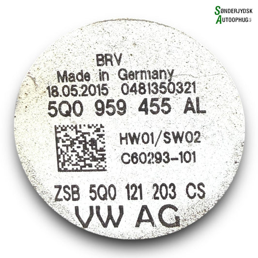 Skoda Octavia Kølerblæser El Med OEM Nr. 5Q0959455AL Fra Skoda Ophugger